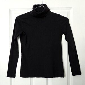 Talbots Black Turtleneck Sweater